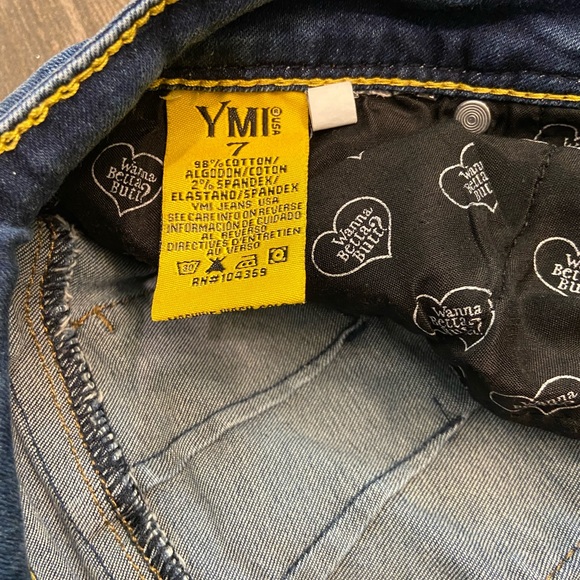 YMI Distressed Cuffed Jean Shorts - Picture 5 of 10